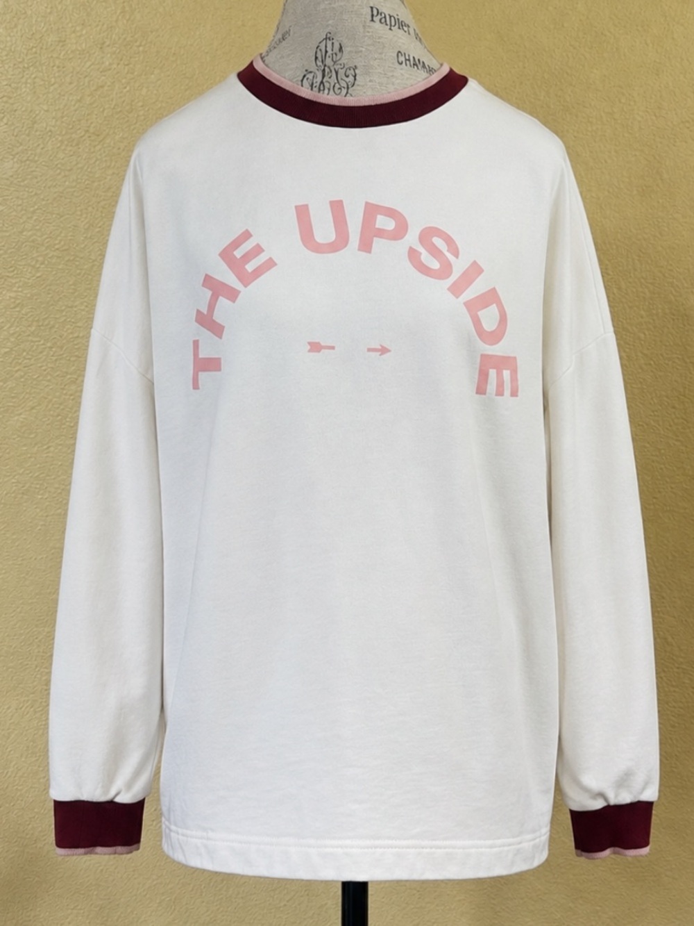 The Upside Magique Montana Cream Logo Sweatshirt US Size 6 Excellent Condition! - Picture 3 of 9